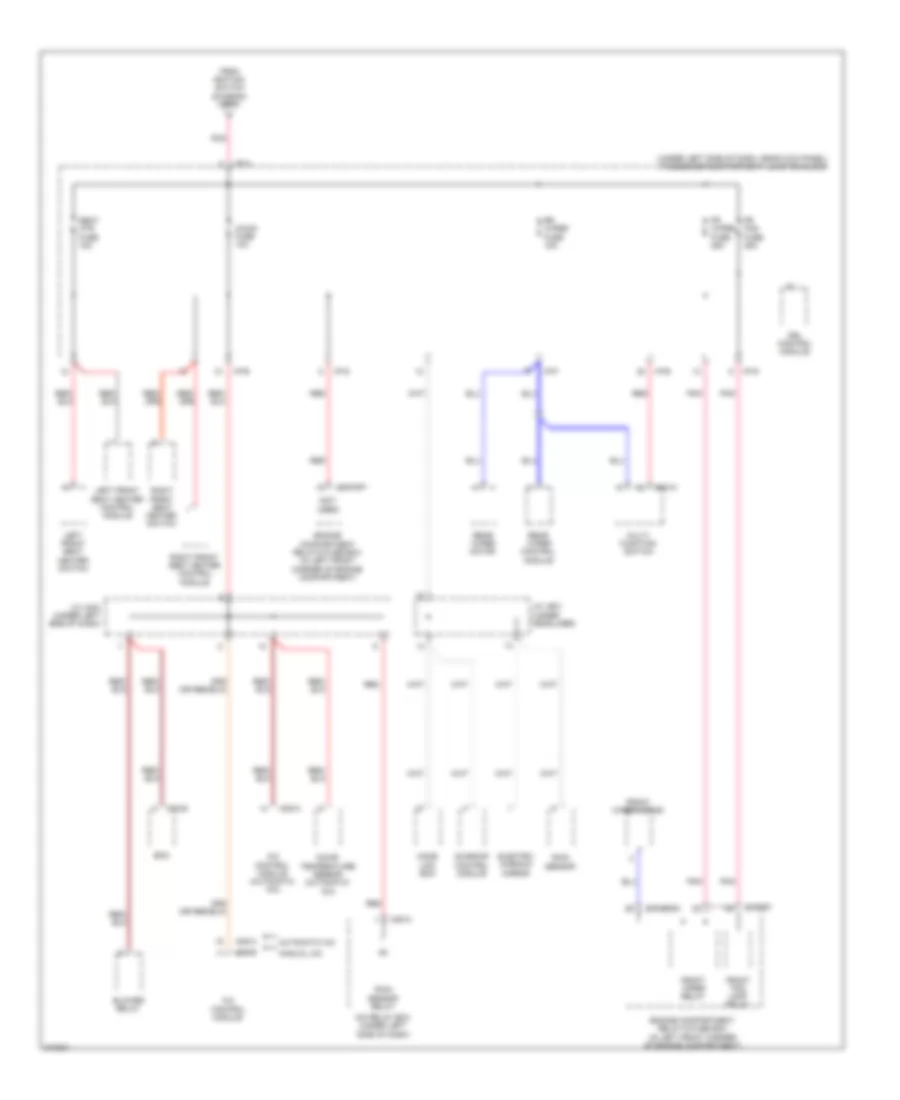 Power Distribution Wiring Diagram 4 of 7 for Hyundai Elantra Touring GLS 2012