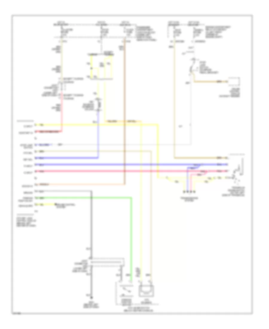 Shift Interlock Wiring Diagram for Hyundai Elantra Touring GLS 2012