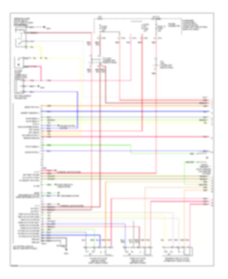 Automatic A C Wiring Diagram 1 of 2 for Hyundai Elantra Touring SE 2012