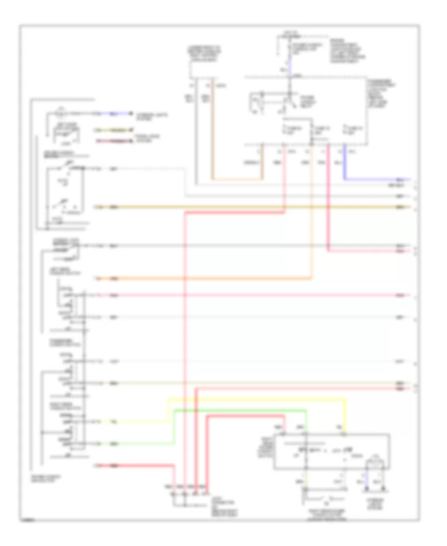 Power Windows Wiring Diagram 1 of 2 for Hyundai Sonata LX 2006