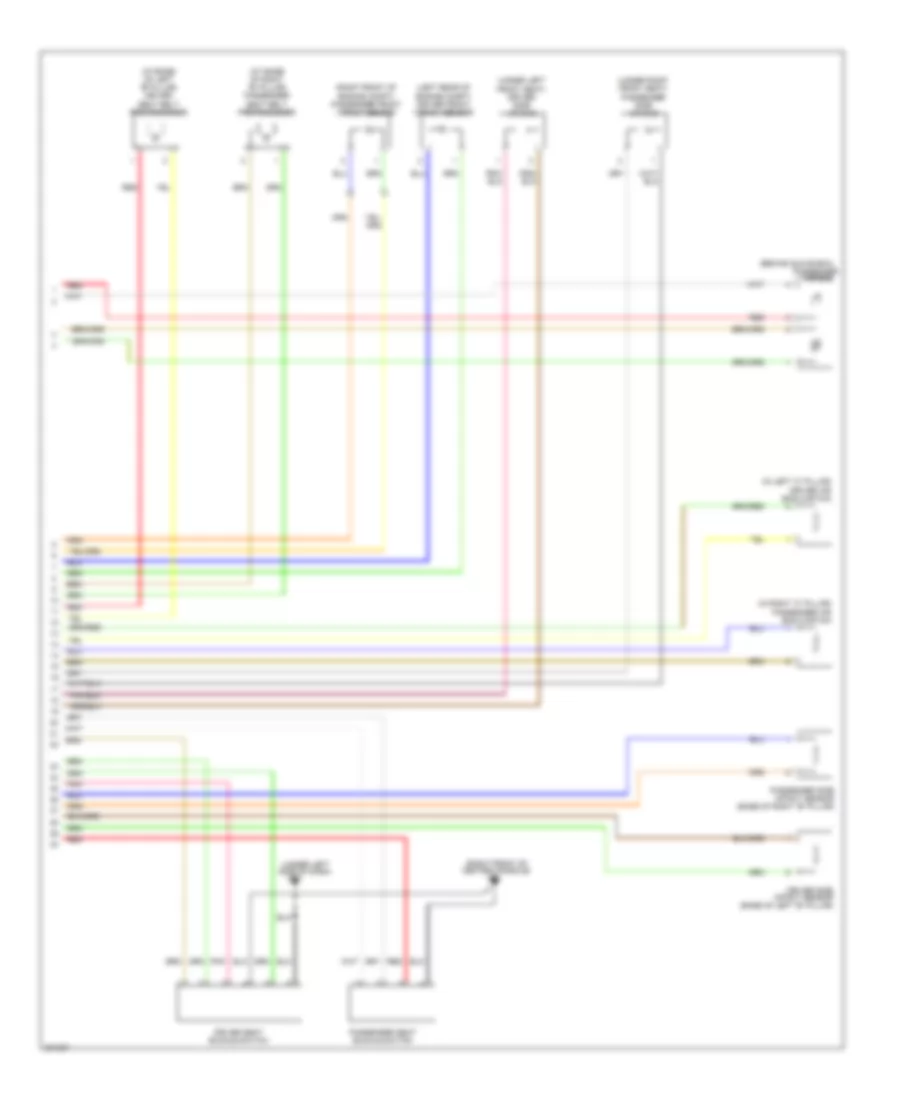 Supplemental Restraints Wiring Diagram (2 of 2) for Hyundai Sonata LX 2006