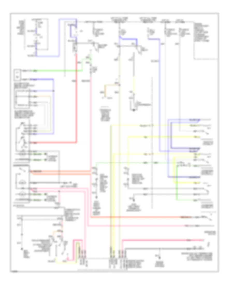 A C Wiring Diagram for Hyundai Accent GL 2001