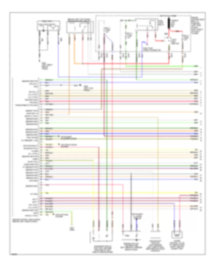 1.6L, Engine Performance Wiring Diagrams (1 of 3) for Hyundai Accent GL 2001
