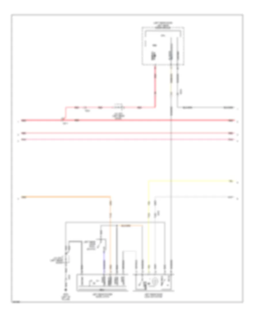 Forced Entry Wiring Diagram 2 of 4 for Hyundai Equus Signature 2012