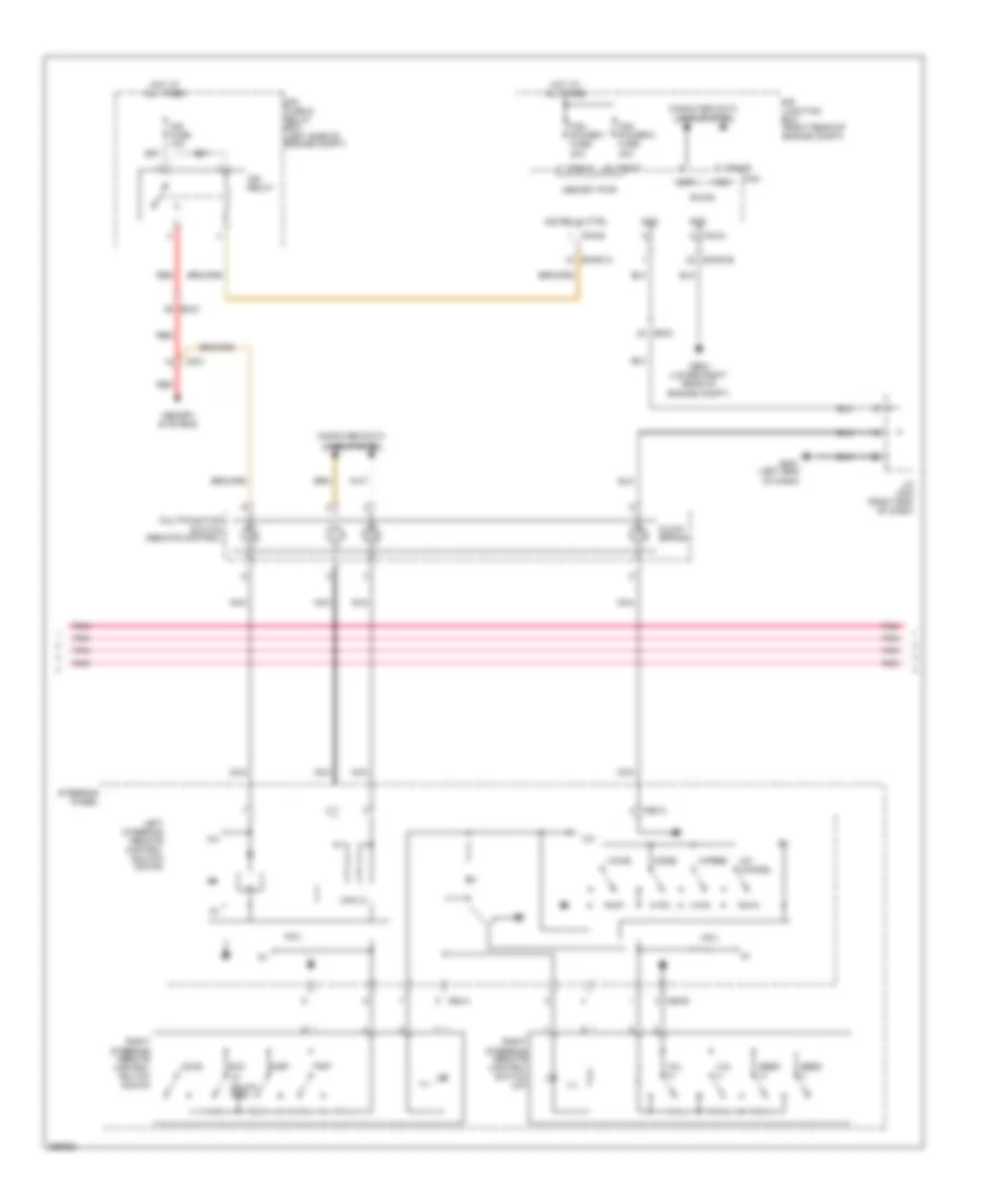 Driver Information System Wiring Diagram 3 of 4 for Hyundai Equus Signature 2012