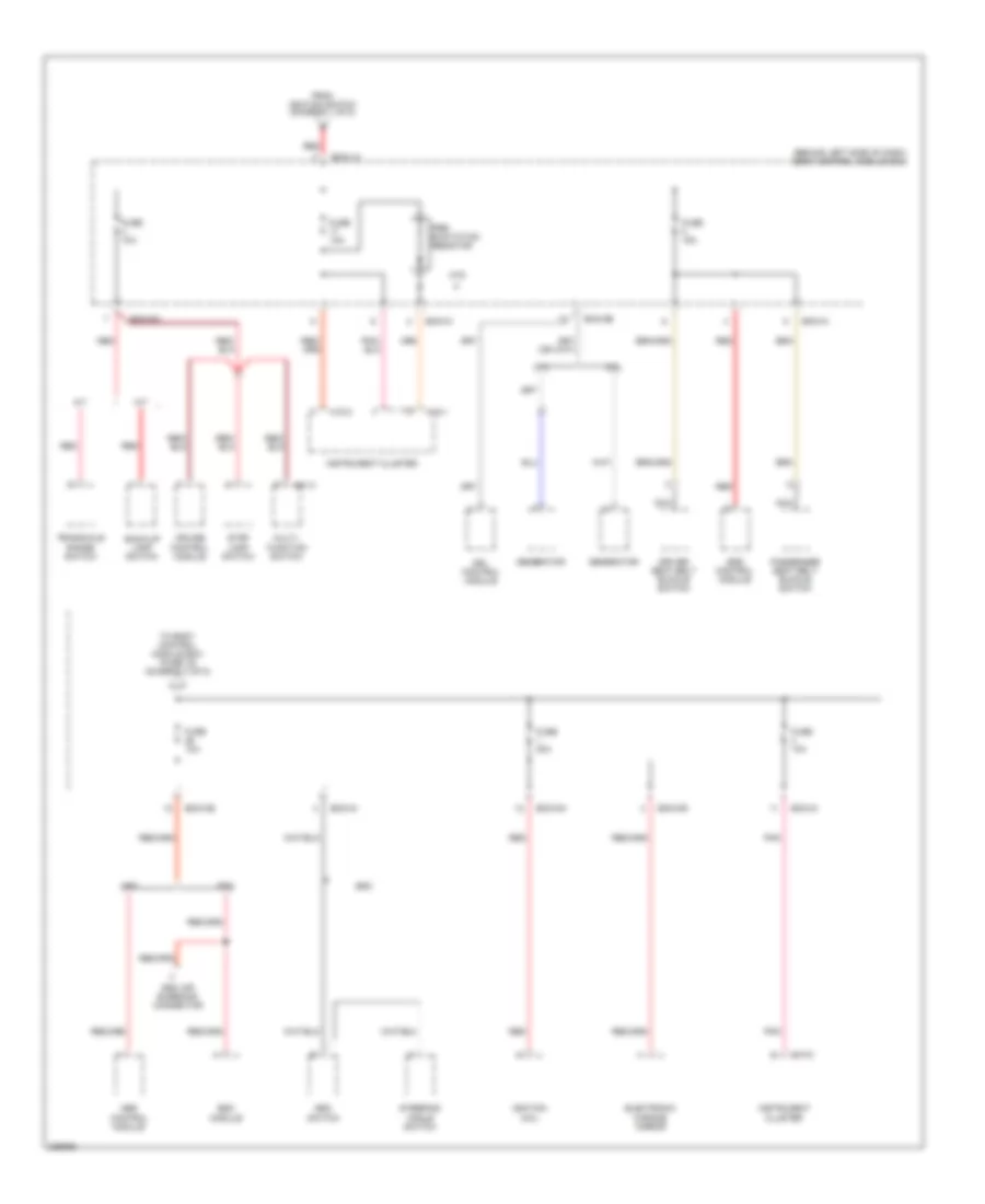 Power Distribution Wiring Diagram 5 of 8 for Hyundai Tiburon GS 2006