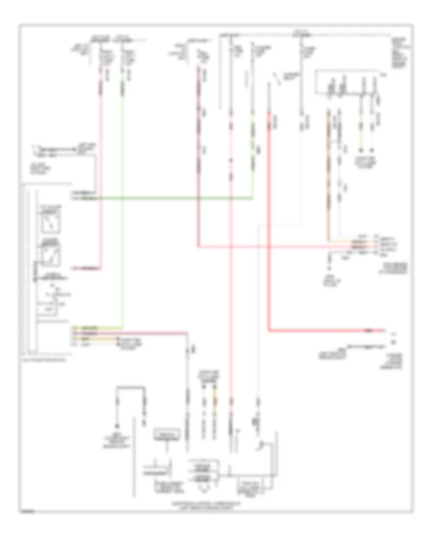 Электросхема стеклоочистителя, дворников и омывателя для Hyundai Equus Ultimate 2012