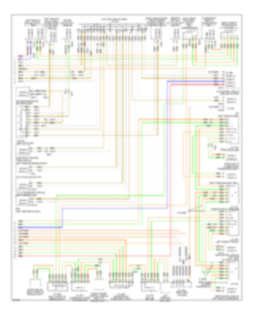 Computer Data Lines Wiring Diagram 2 of 2 for Hyundai Equus Ultimate 2012