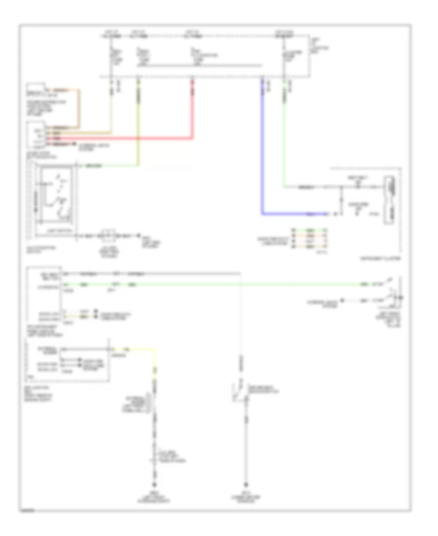 Chime Wiring Diagram for Hyundai Equus Ultimate 2012