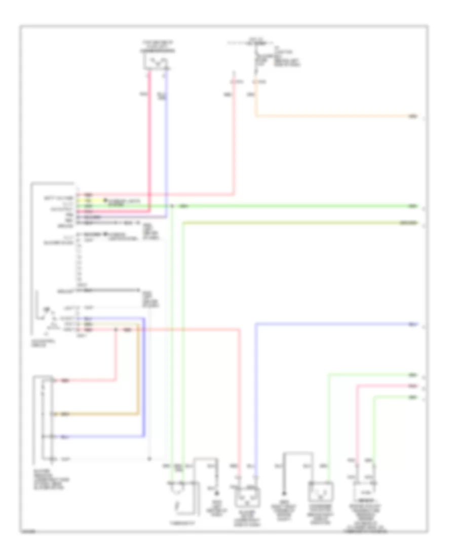 Manual AC Wiring Diagram (1 of 2) for Hyundai Accent Blue 2010