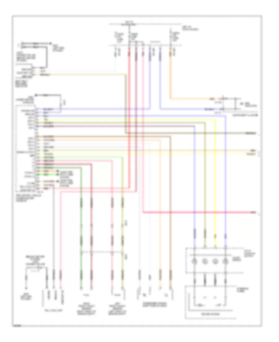Supplemental Restraints Wiring Diagram 1 of 3 for Hyundai Genesis 3 8 2012