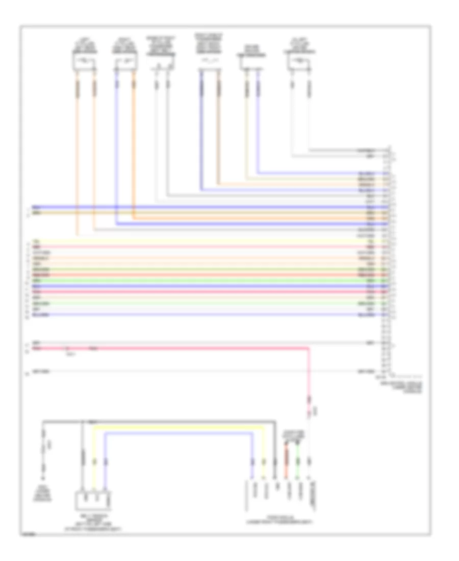 Supplemental Restraints Wiring Diagram 3 of 3 for Hyundai Genesis 3 8 2012