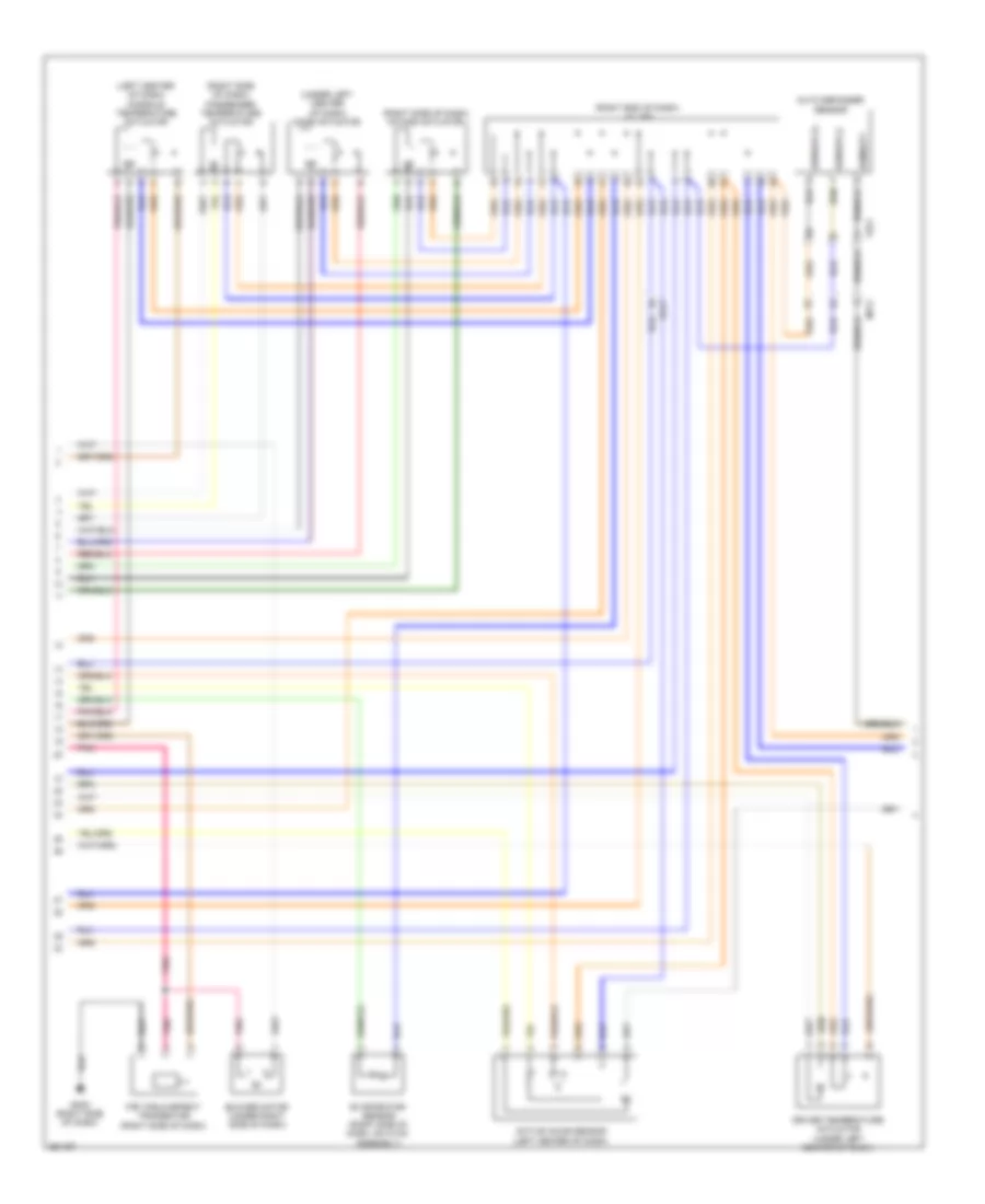 Automatic AC Wiring Diagram (2 of 3) for Hyundai Genesis 3.8 2012