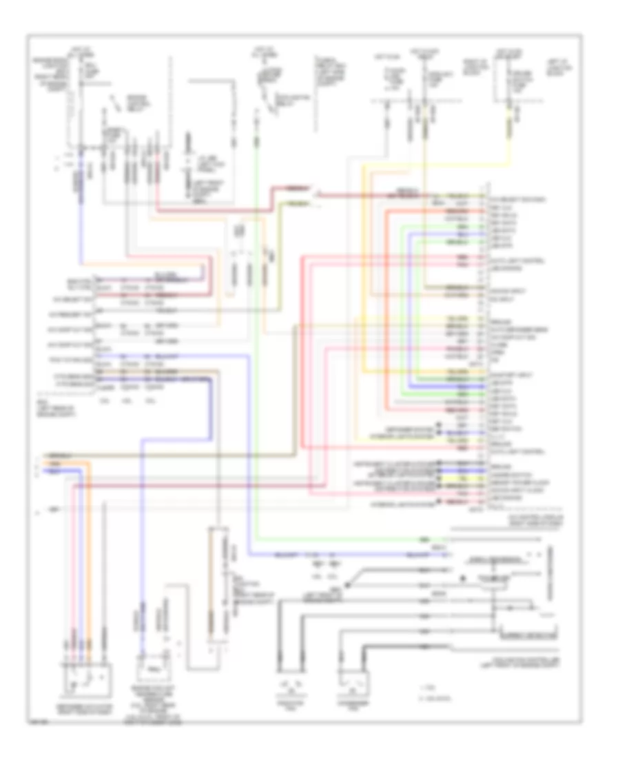 Automatic AC Wiring Diagram (3 of 3) for Hyundai Genesis 3.8 2012