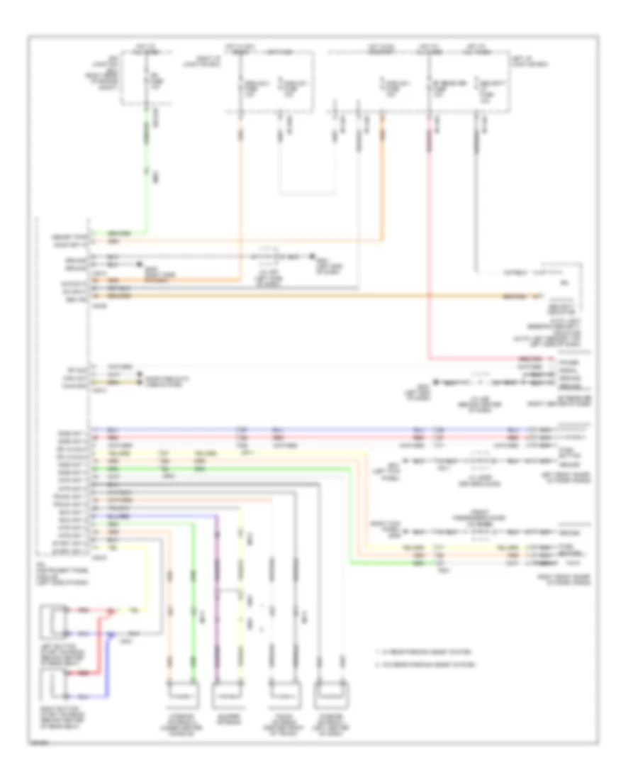 Immobilizer Wiring Diagram, with Button Start for Hyundai Genesis 3.8 2012