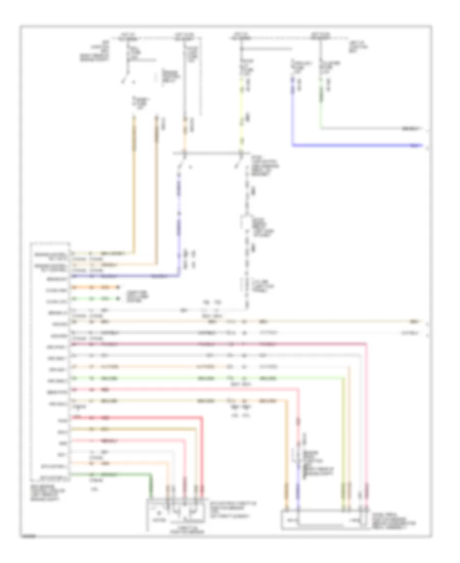 4.6L, Cruise Control Wiring Diagram, without SCC (1 of 2) for Hyundai Genesis 3.8 2012