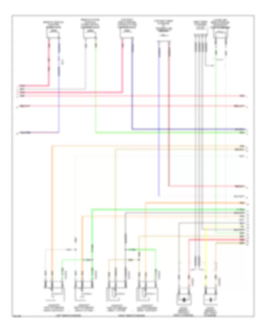 3.8L, Engine Performance Wiring Diagram (3 of 6) for Hyundai Genesis 3.8 2012