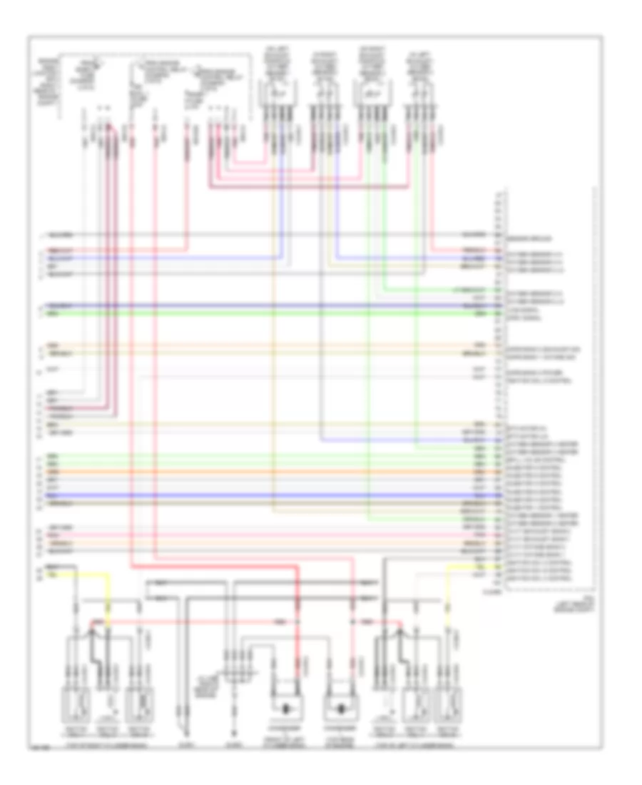 3.8L, Engine Performance Wiring Diagram (6 of 6) for Hyundai Genesis 3.8 2012