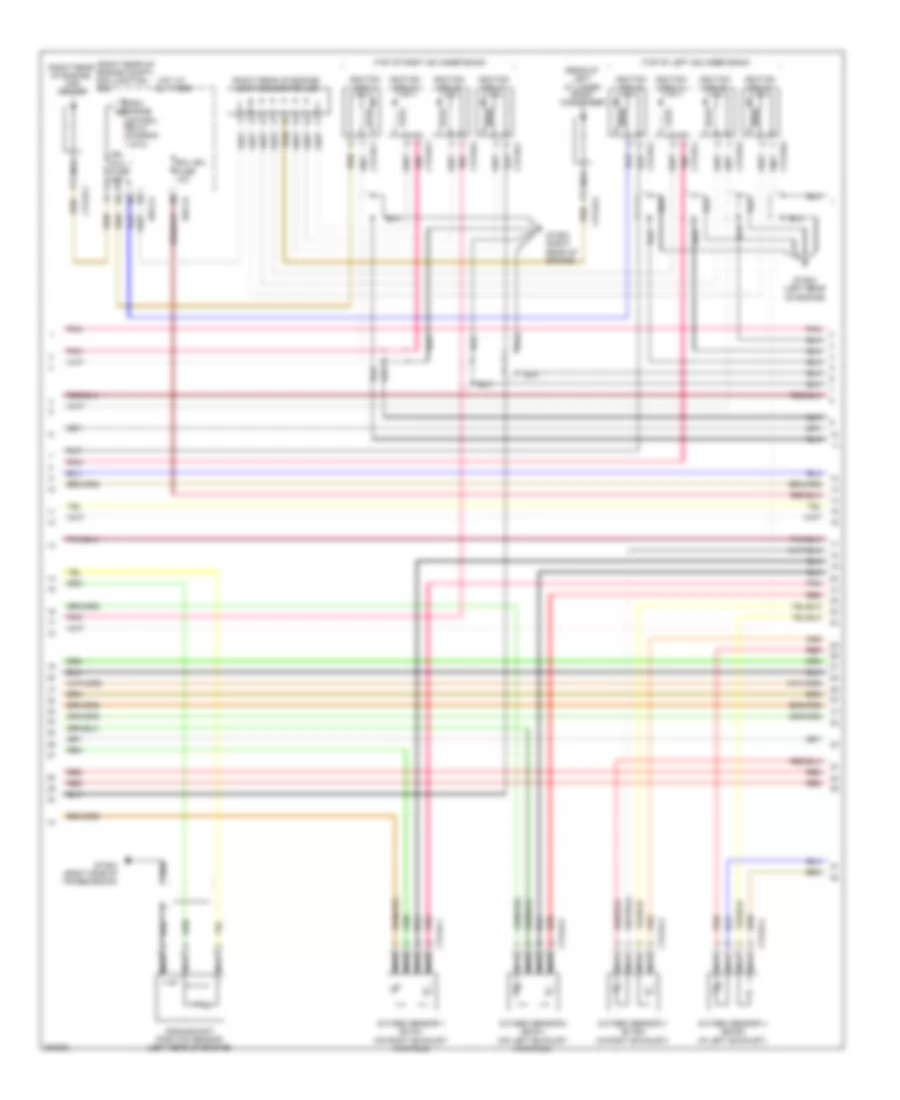 4.6L, Engine Performance Wiring Diagram (3 of 5) for Hyundai Genesis 3.8 2012