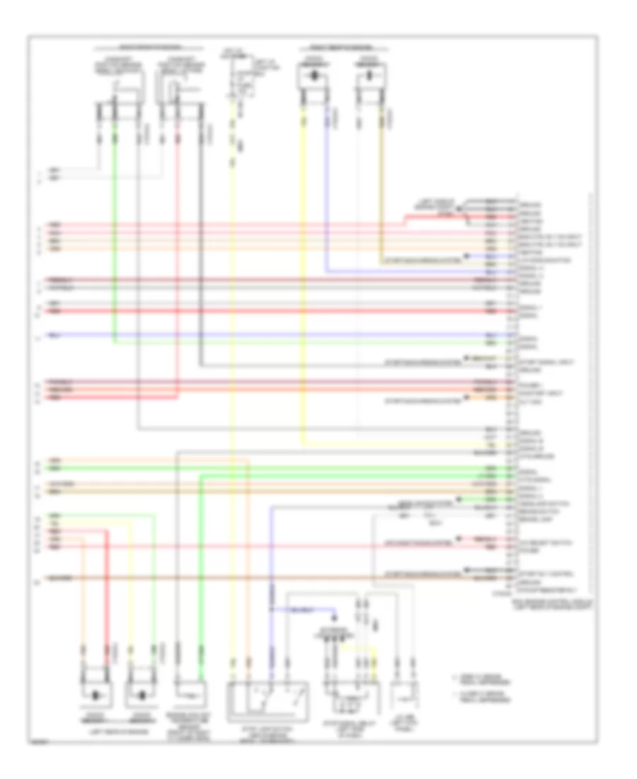 4.6L, Engine Performance Wiring Diagram (5 of 5) for Hyundai Genesis 3.8 2012