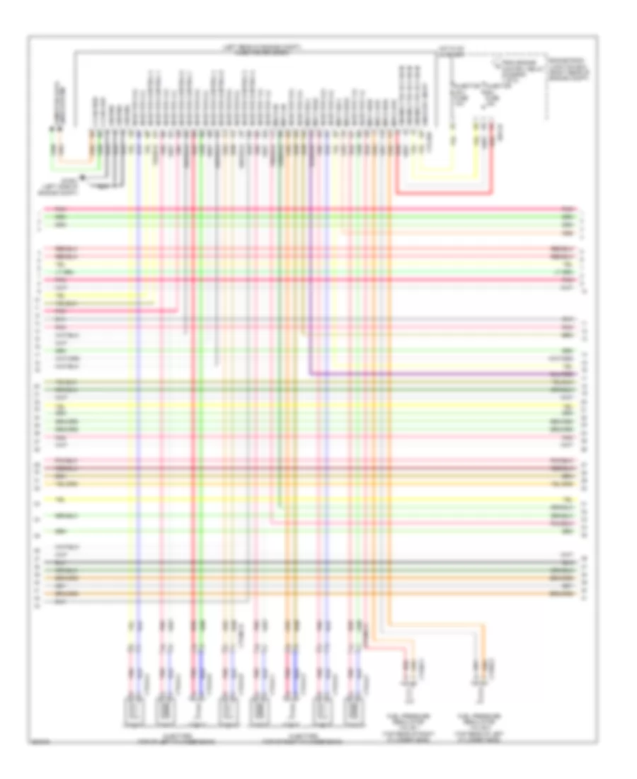 5.0L, Engine Performance Wiring Diagram (2 of 6) for Hyundai Genesis 3.8 2012