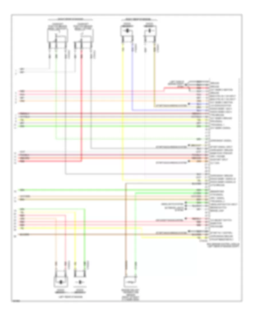 5.0L, Engine Performance Wiring Diagram (6 of 6) for Hyundai Genesis 3.8 2012
