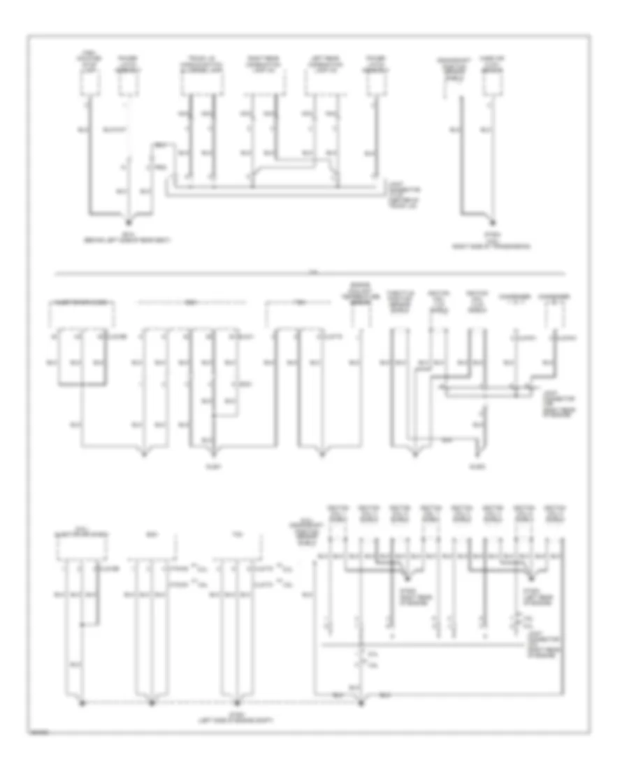 Ground Distribution Wiring Diagram (6 of 6) for Hyundai Genesis 3.8 2012