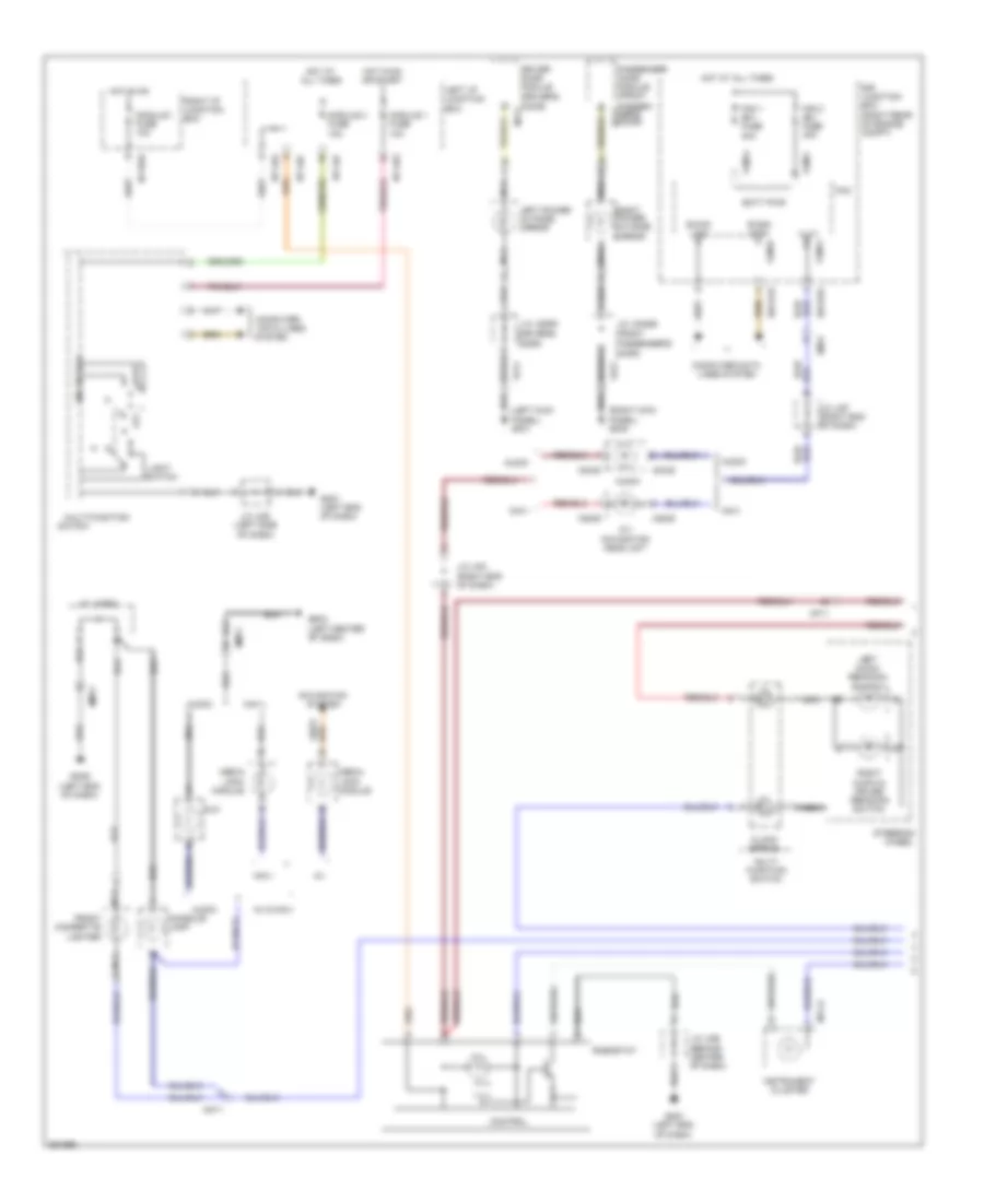 Instrument Illumination Wiring Diagram 1 of 2 for Hyundai Genesis 3 8 2012