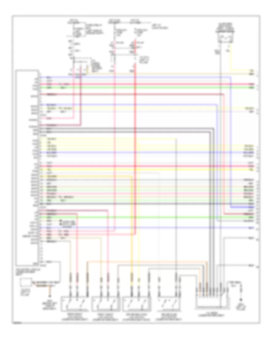 Driver s Memory Seat Wiring Diagram 1 of 2 for Hyundai Genesis 3 8 2012
