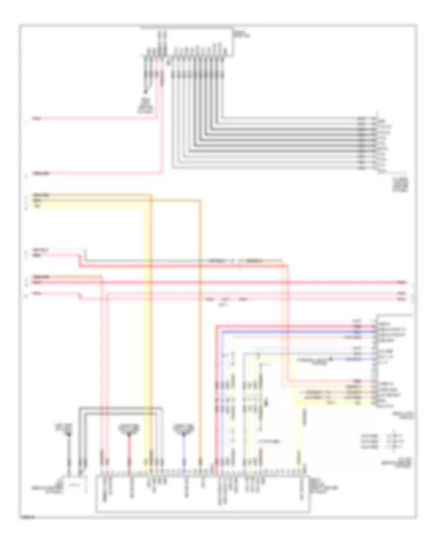 Driver Information System Wiring Diagram (2 of 4) for Hyundai Genesis 3.8 2012