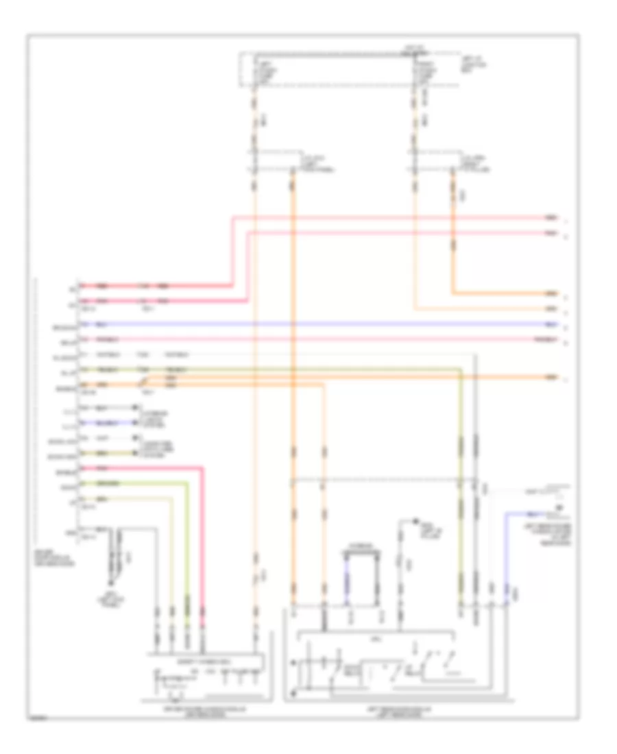 Power Windows Wiring Diagram 1 of 2 for Hyundai Genesis 3 8 2012