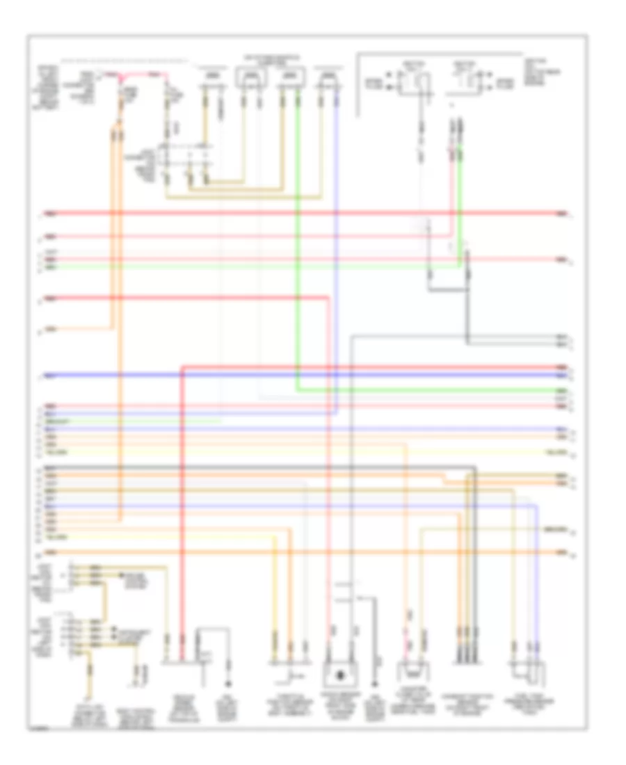2.0L, Engine Performance Wiring Diagram (2 of 4) for Hyundai Tiburon GT Limited 2006