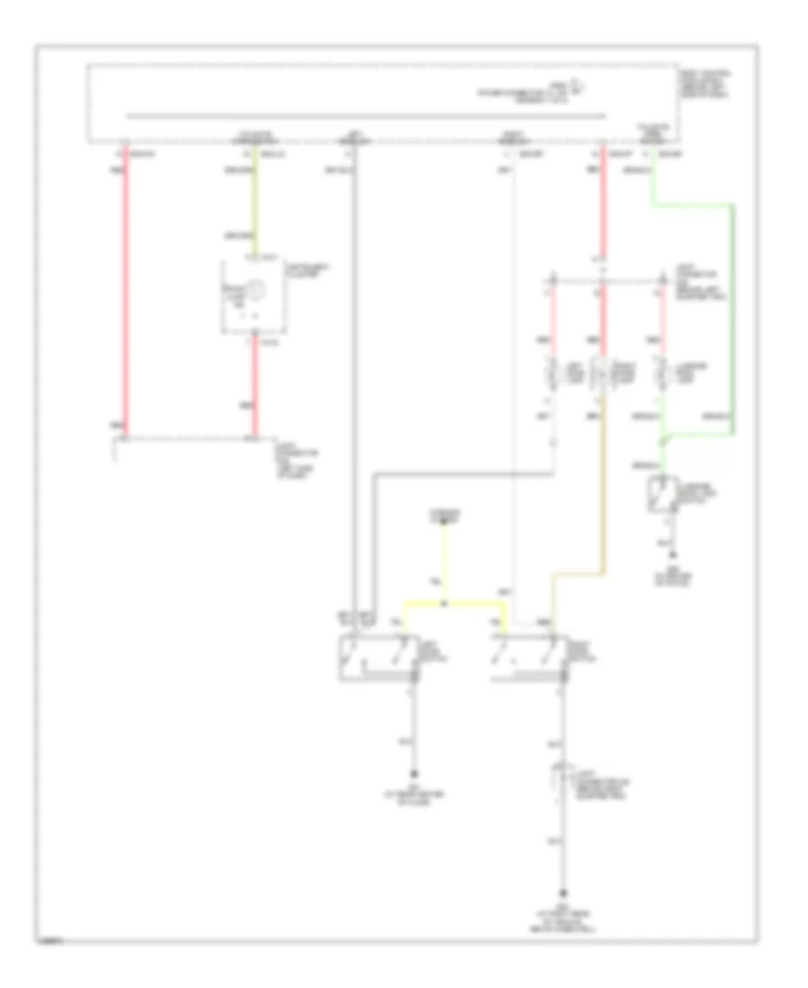 Courtesy Lamps Wiring Diagram 2 of 2 for Hyundai Tiburon GT Limited 2006