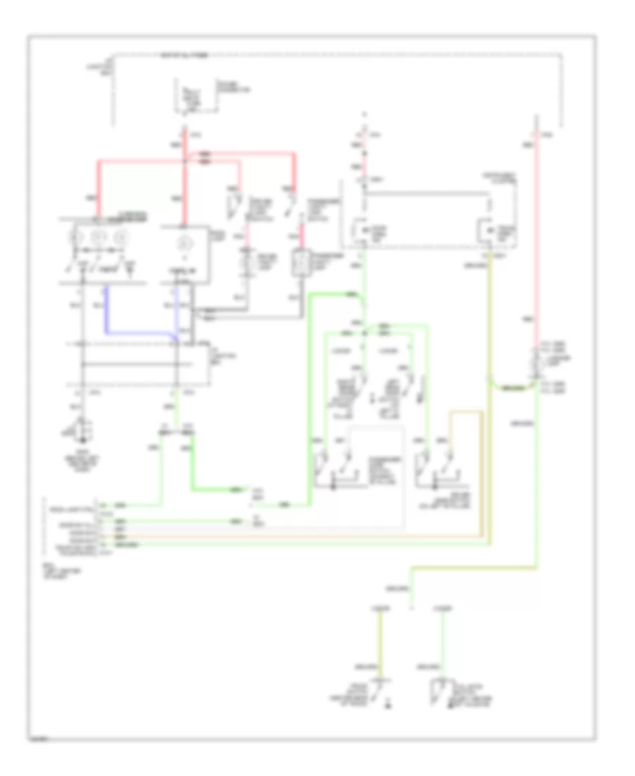 Courtesy Lamps Wiring Diagram for Hyundai Accent GLS 2010