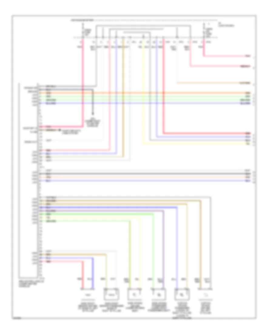 Supplemental Restraints Wiring Diagram Base 1 of 2 for Hyundai Accent GLS 2010