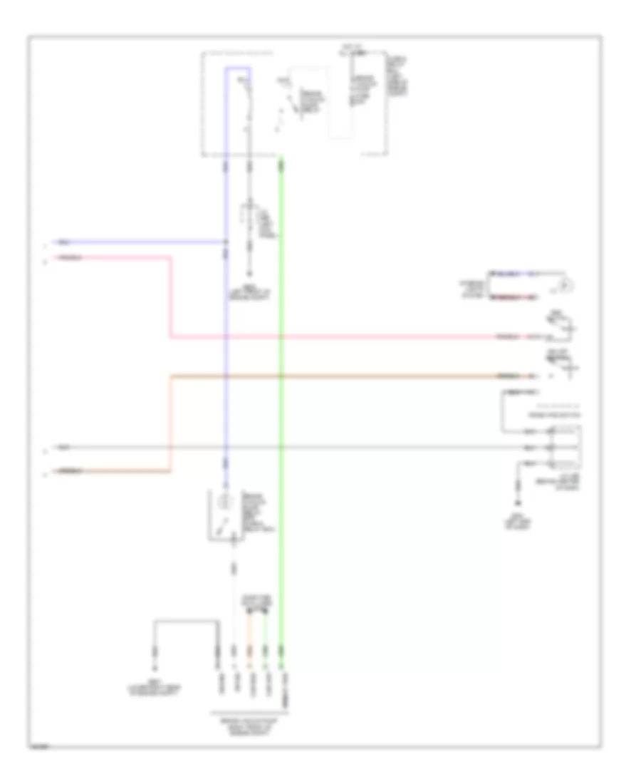 Anti-lock Brakes Wiring Diagram (3 of 3) for Hyundai Genesis 5.0 2012