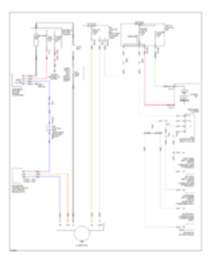 5 0L Charging Wiring Diagram for Hyundai Genesis 5 0 2012