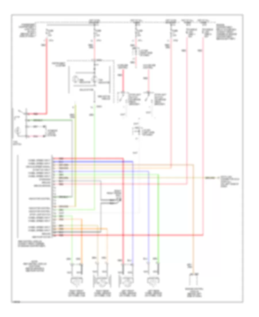 Anti lock Brake Wiring Diagrams for Hyundai Elantra GT 2001