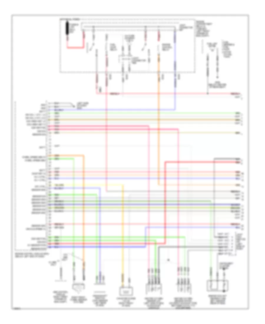 2 0L Engine Performance Wiring Diagrams 1 of 3 for Hyundai Elantra GT 2001