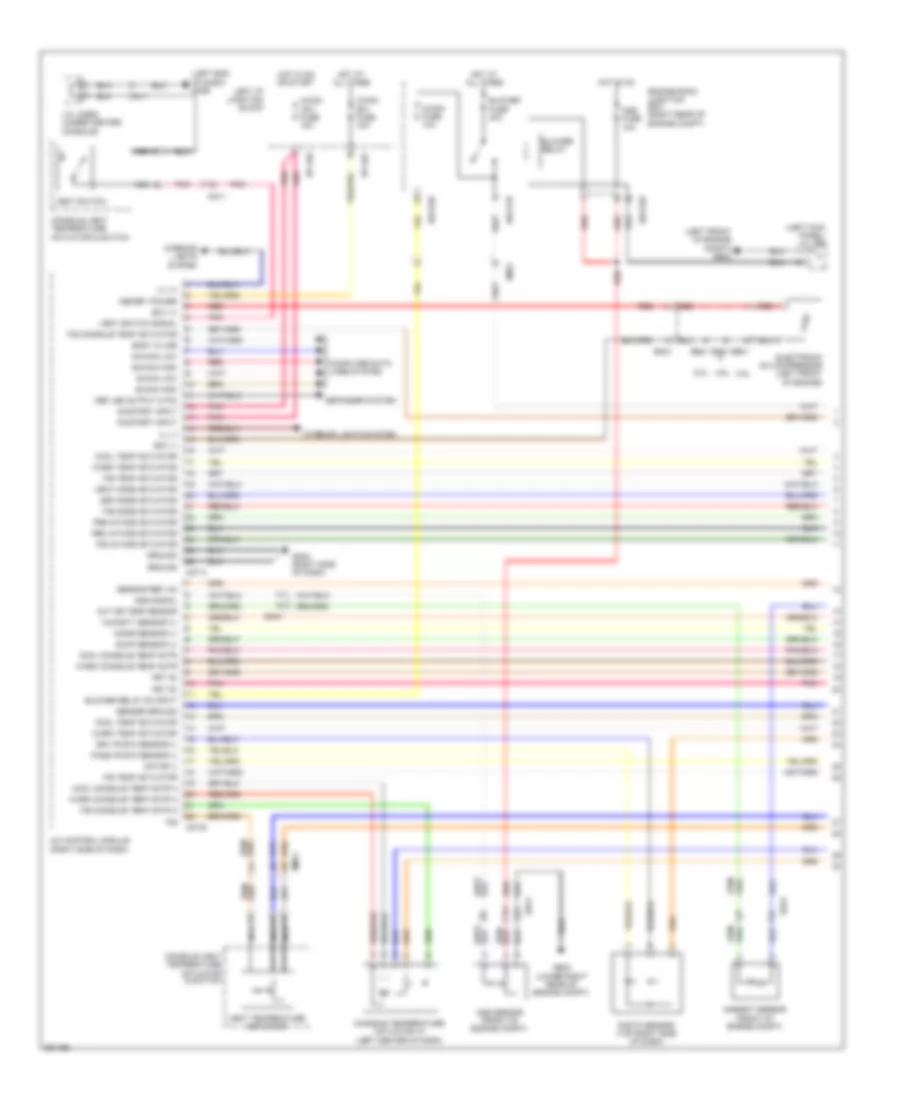 Automatic A C Wiring Diagram 1 of 3 for Hyundai Genesis 5 0 R Spec 2012