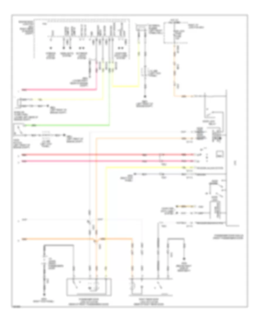 Forced Entry Wiring Diagram (2 of 2) for Hyundai Genesis 5.0 R-Spec 2012