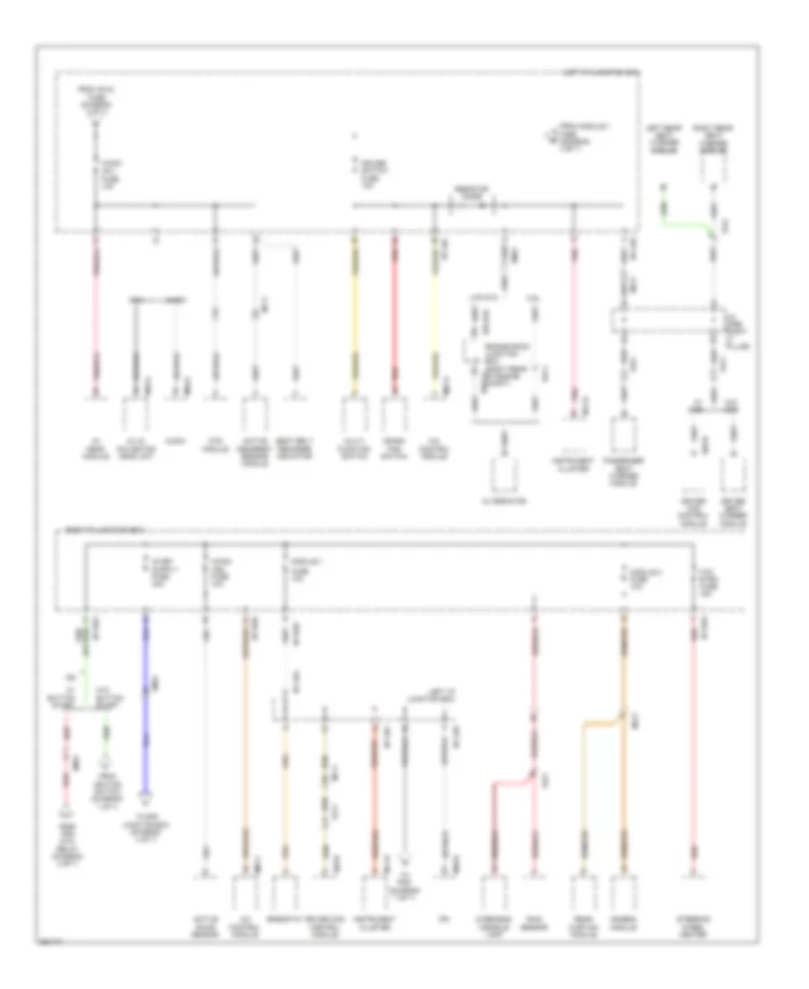 Power Distribution Wiring Diagram 5 of 7 for Hyundai Genesis 5 0 R Spec 2012