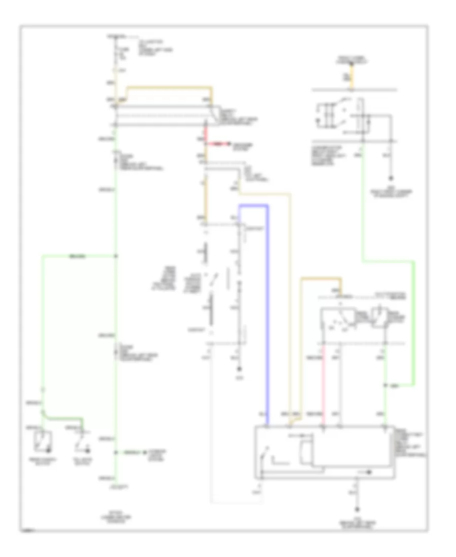 Задняя Схема ШайбыДворника для Hyundai Tucson GL 2006