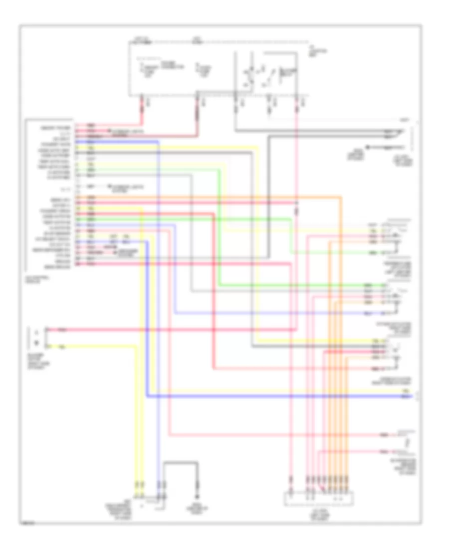 Manual AC Wiring Diagram (1 of 2) for Hyundai Genesis Coupe 2.0T 2012