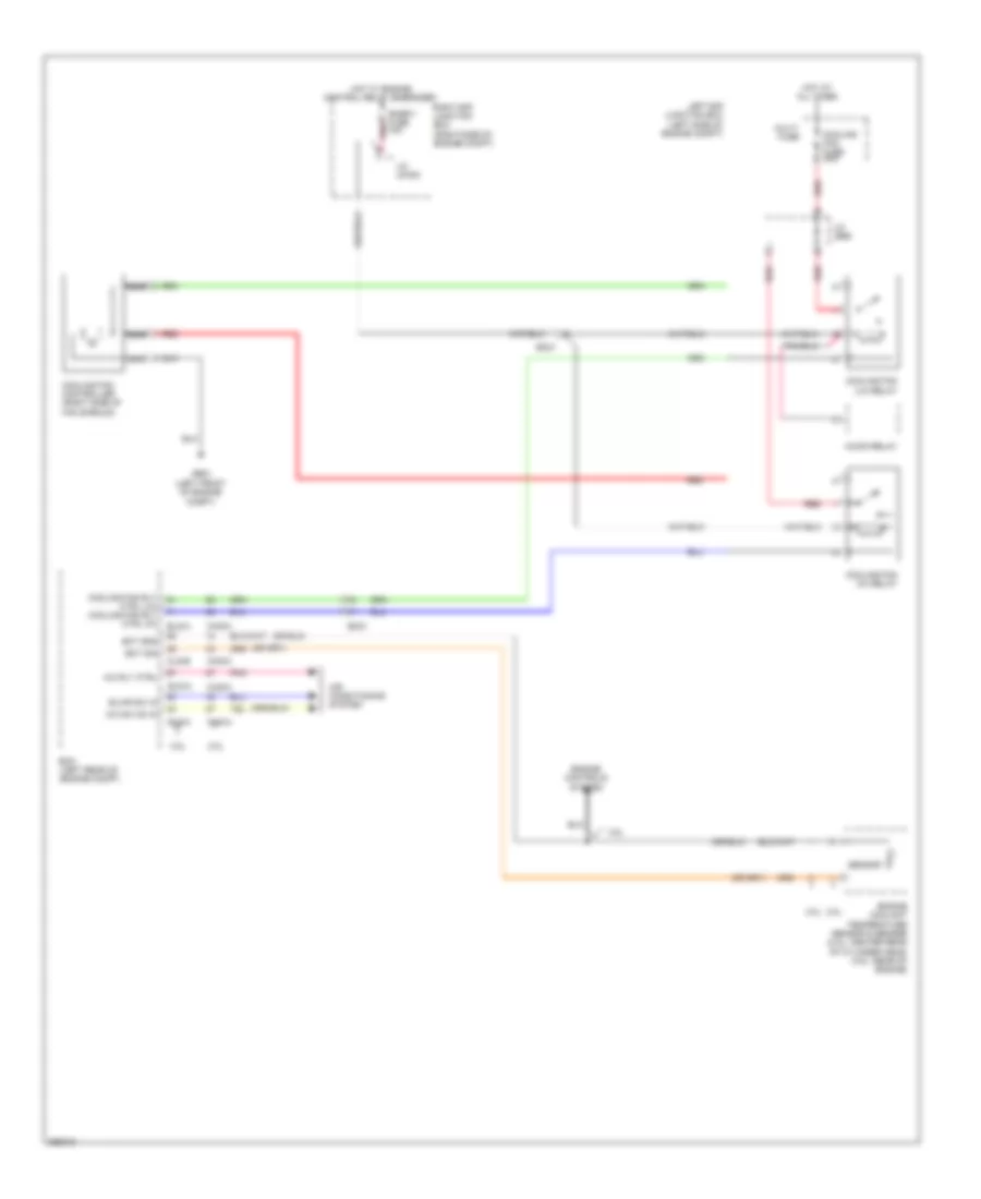 Cooling Fan Wiring Diagram for Hyundai Genesis Coupe 2 0T 2012