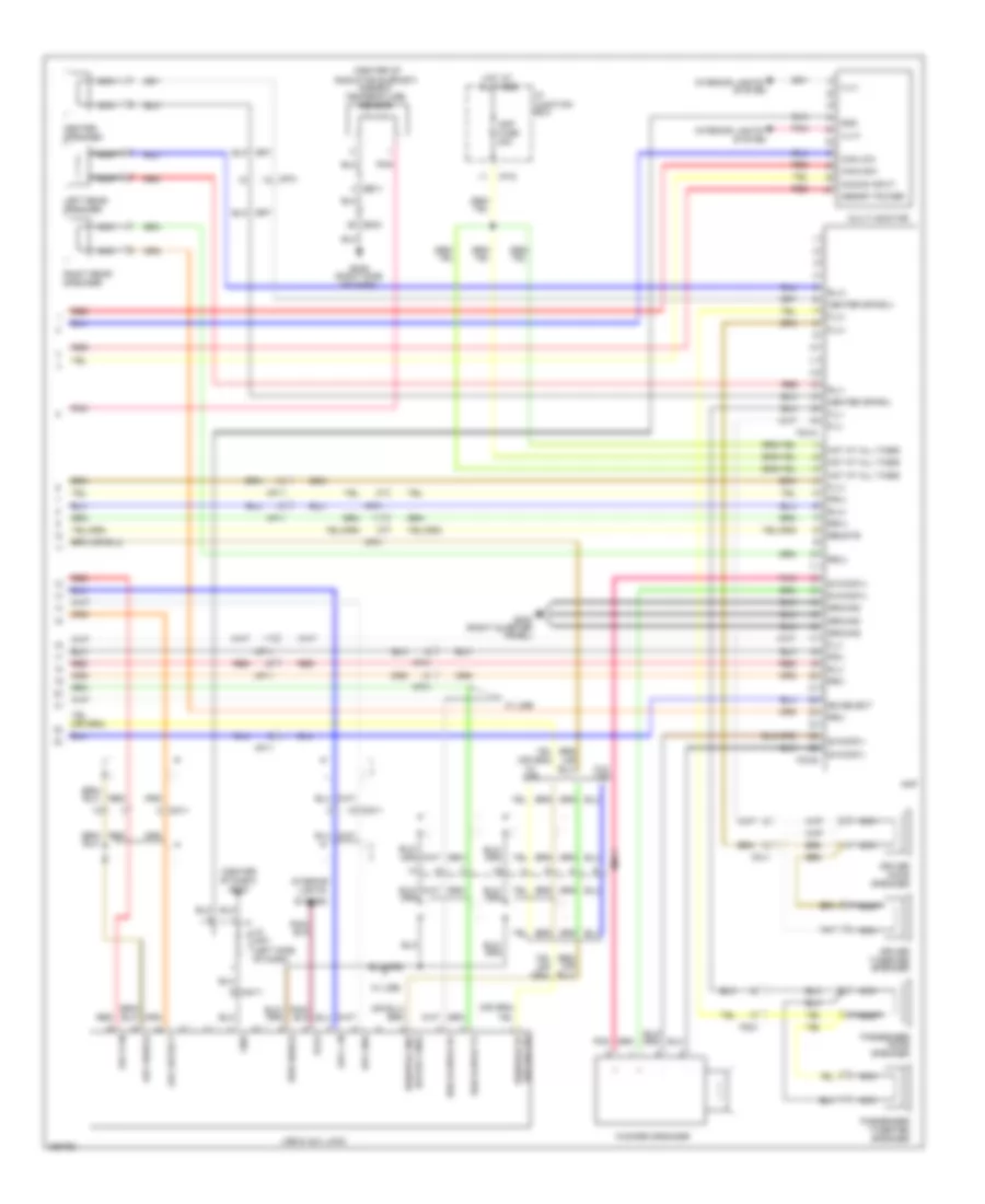 Radio Wiring Diagram with JBL Amplifier 2 of 2 for Hyundai Genesis Coupe 2 0T 2012