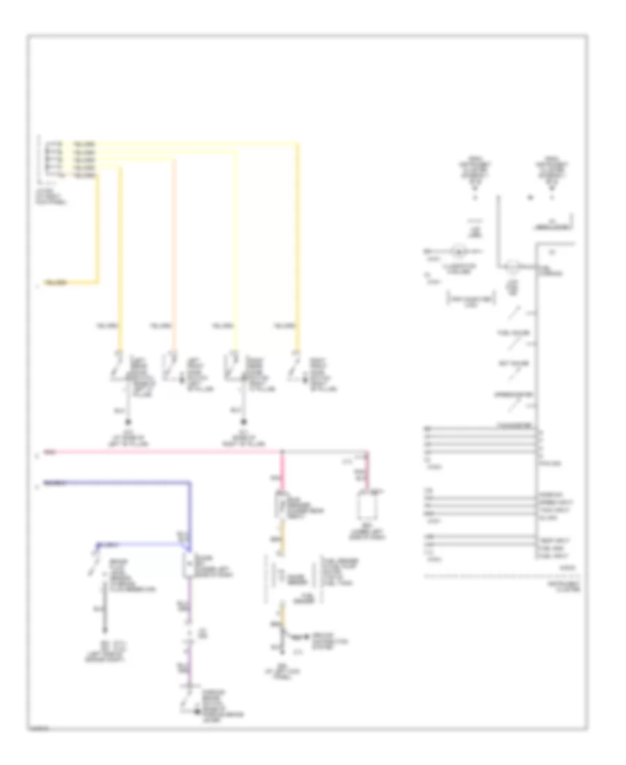Instrument Cluster Wiring Diagram (2 of 2) for Hyundai Tucson GLS 2006