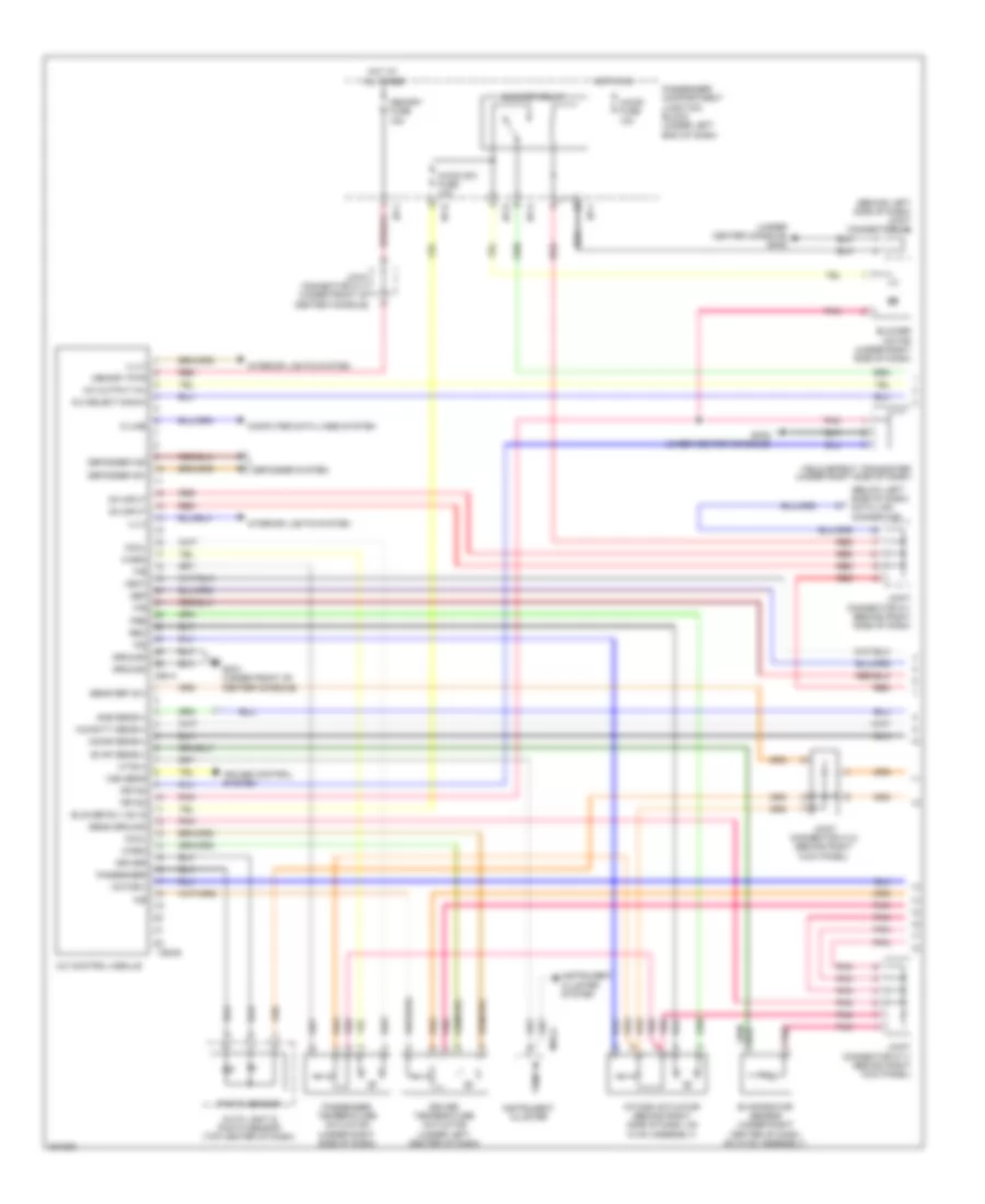 Automatic A C Wiring Diagram 1 of 2 for Hyundai Azera GLS 2010