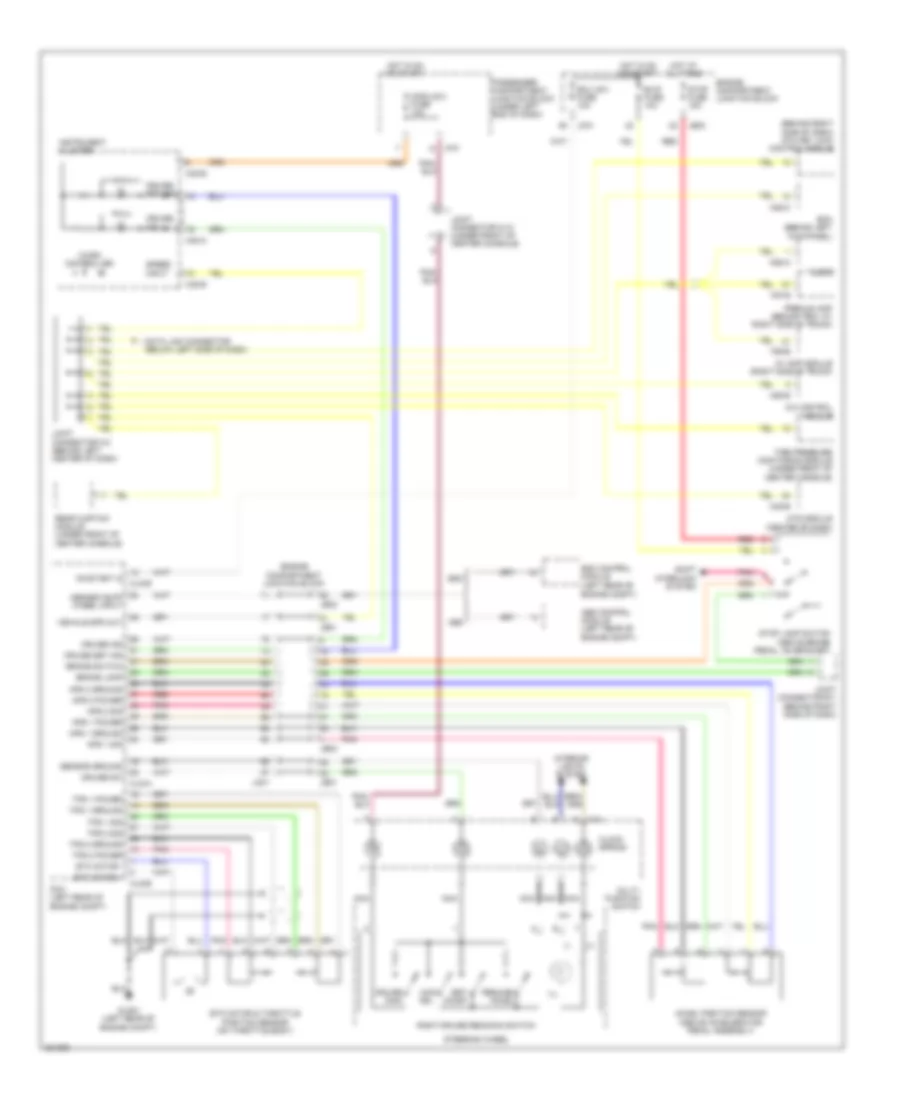 Cruise Control Wiring Diagram for Hyundai Azera GLS 2010