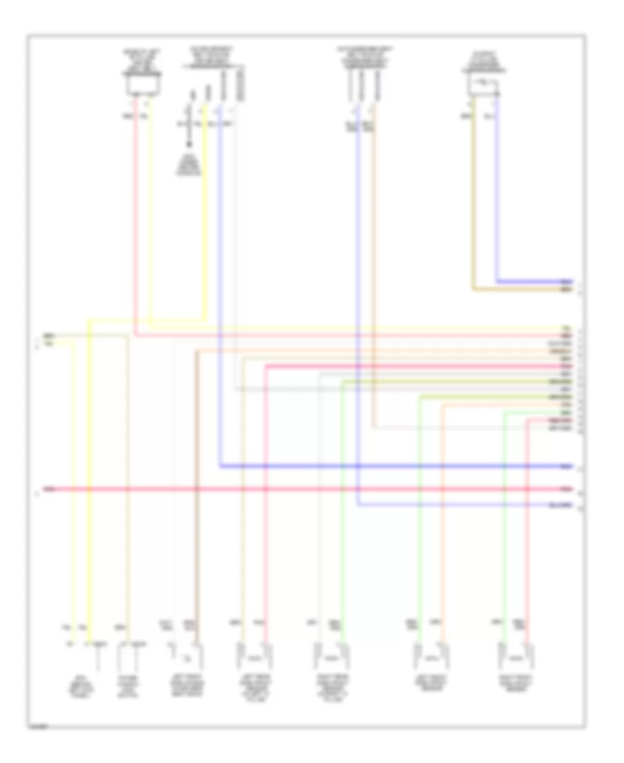 Supplemental Restraints Wiring Diagram 2 of 3 for Hyundai Azera GLS 2010